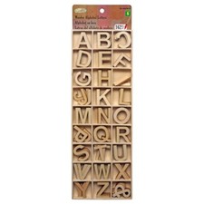 162pc Wooden Alphabet Letters FREE SHIPPING