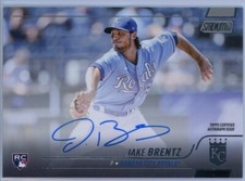 2022 Topps Stadium Club Jake Brentz Auto RC SCBA-JBR Kansas City Royals P