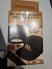 Benson and Hedges Cigarettes Vintage Snapback Trucker Hat 1990s Cap New In Box
