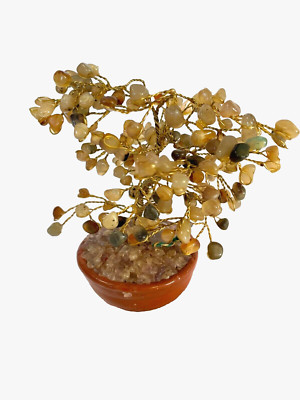 Gemstone Tree  Healing Bonsai Tree Good Luck Home Decor