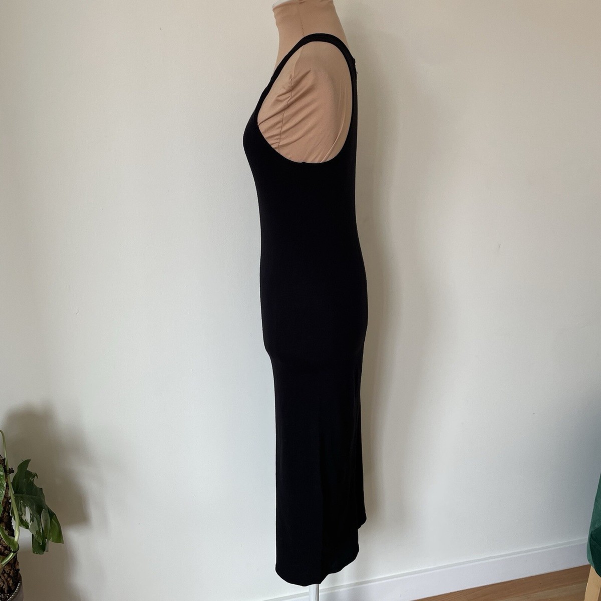 enza costa tank midi dress Enza Costa Silk Rib Tank Dress