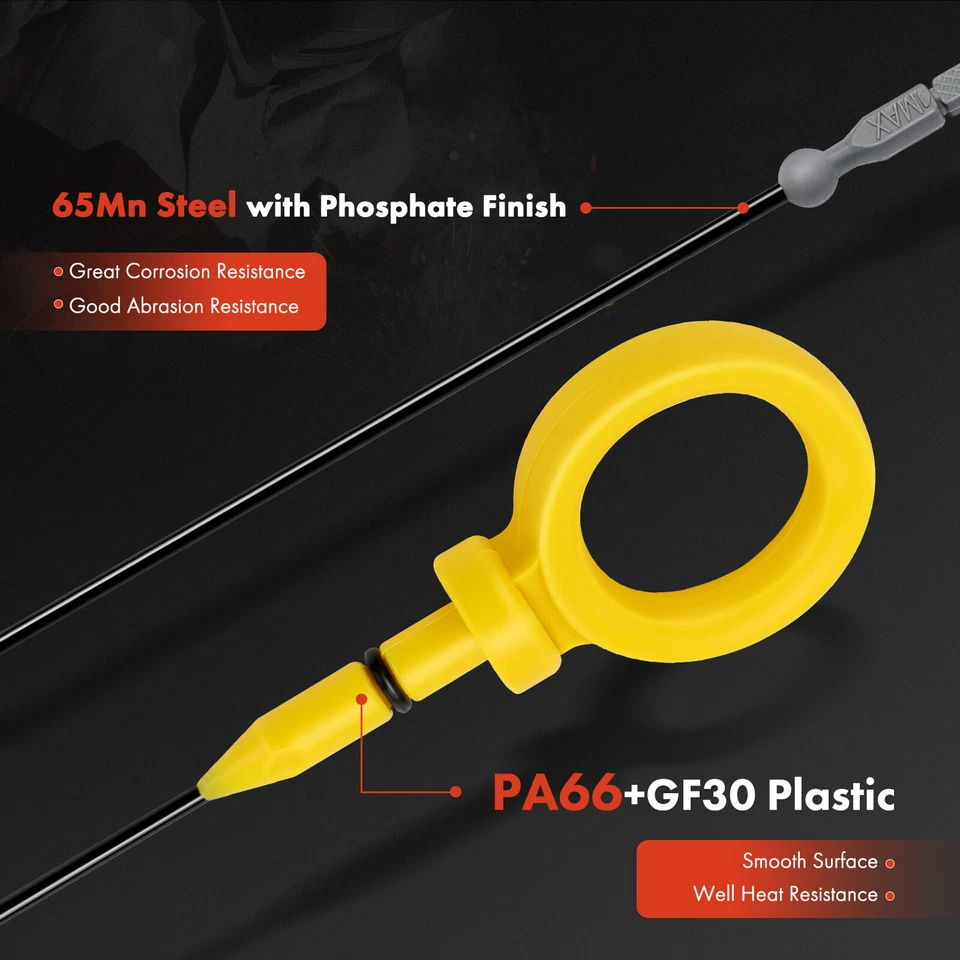 Varilla de medición de aceite de motor para Audi A4 2008 Q5 2009-2017 Q7 2017-2019 A6 2008-2011 2016 Foto 3 de 4