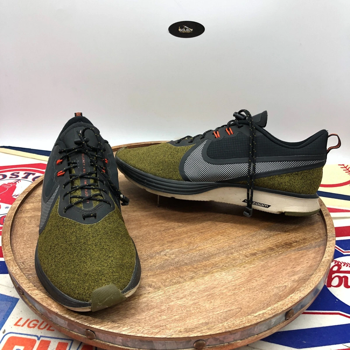 Nike Men s Zoom Strike 2 Shield AR9799 300 Green Running Shoes Sneakers Size 8