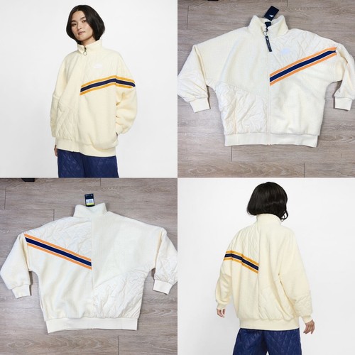 Nike Sherpa Track Jacket Womens Small 