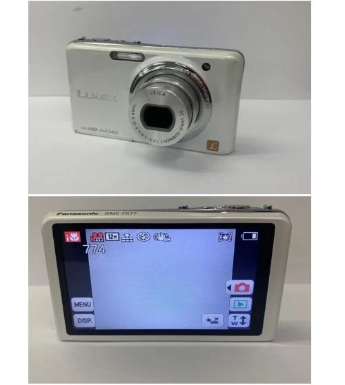 Panasonic DMC-FX77-W Digital Camera LUMIX FX77 Lily White