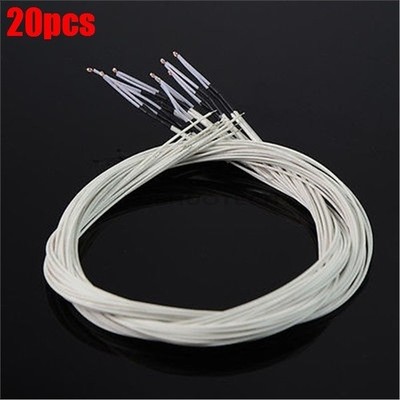 20pcs 100K with 1 meter wire 3950 thermistor for 3D printer reprap ntc ic new ha