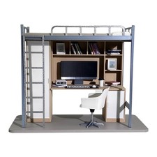 1/12 Dollhouse University Dormitory Scence Mini Creative Doll House Decoration