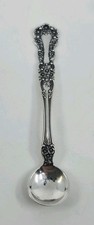 ​Gorham Buttercup Sterling Silver Pierced Individual Salt Spoon 2.75" 1901