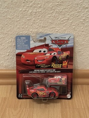 Disney Pixar Cars Lightning McQueen mit Rusteze Schild Mattel Neu OVP Diecast