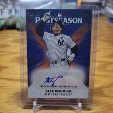 2025 Topps Series 2- Alex Verdugo Postseason Performance Auto  6/25 RARE