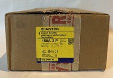 Square D QDA221503 150 Amp 2 Pole 240 V 50/60 Hz Type HACR Circuit Breaker
