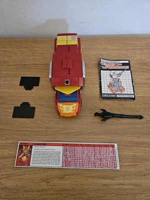 G1 Transformatoren. Rodimus Prime. 100% Komplett.
