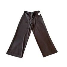 Vintage NWT Sport Collection Women Wide Leg Pants Green Size 16 Belted