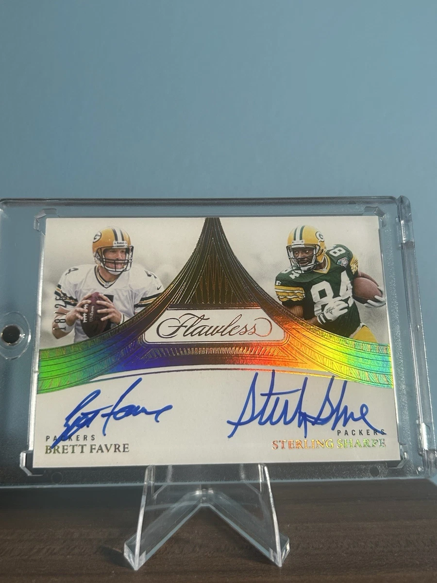 Panini Brett Favre Football Autographed Sports Trading Cards