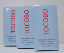 TOCOBO Cotton Soft Sun Stick SPF50 PA   Matte Finish Korean Sunscreen 19g