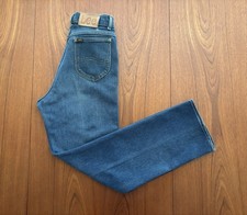 Vintage 70 s/80 s Lee Women's Jeans Size 12 High Waisted Medium Wash Denim