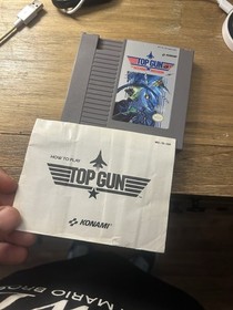 Top Gun The Second Mission Nintendo NES Complete CIB Box Manual Plastic On Box!