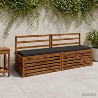 Bankkissen Soest 100 % Polyester Anthrazit 170 X 40 X 5 Cm