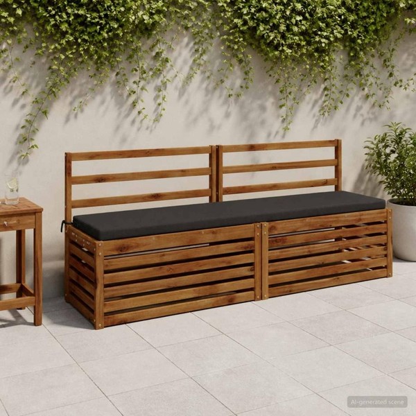 Bankkissen Soest 100 % Polyester Anthrazit 170 X 40 X 5 Cm-image