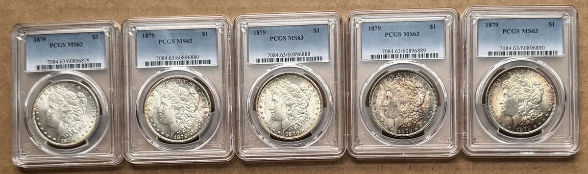 1879 Grade MS 63 Morgan US Dollars for sale | eBay