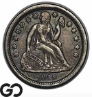 1859-O Seated Liberty Dime, Key New Orleans Issue, XF++