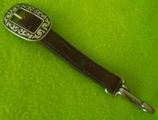 NEW Jeremiah Watt Buckle Leather Front & Flank Cinch Girth Connector Strap