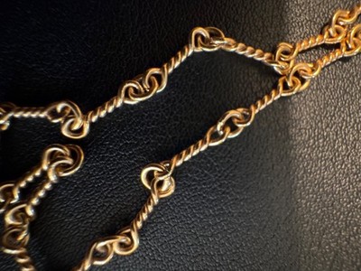 Chrome Hearts 22K 24in Gold Twist Chain