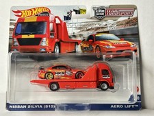 Hot Wheels Car Culture Team Transport Nissan Silvia S15 & Aero Lift HKS ‘20 NEW