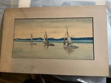 Joannes Baptist Nicolaas van Gent Jr Dutch Artist Watercolor 