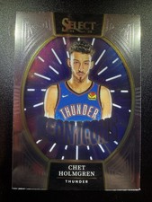 Panini Select 2024-25 Neon Icons Chet Holmgren #17 Thunder Basketball Card