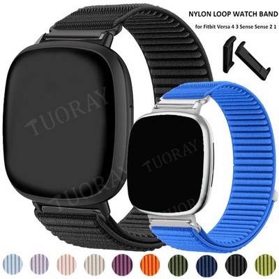 Armband für Für Fitbit Versa 4 3 Sense 2 1 Sport Nylon Armband Smartwatch Band