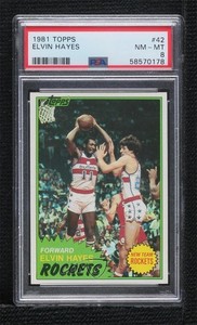 1981-82 Topps Elvin Hayes #42 PSA 8 HOF