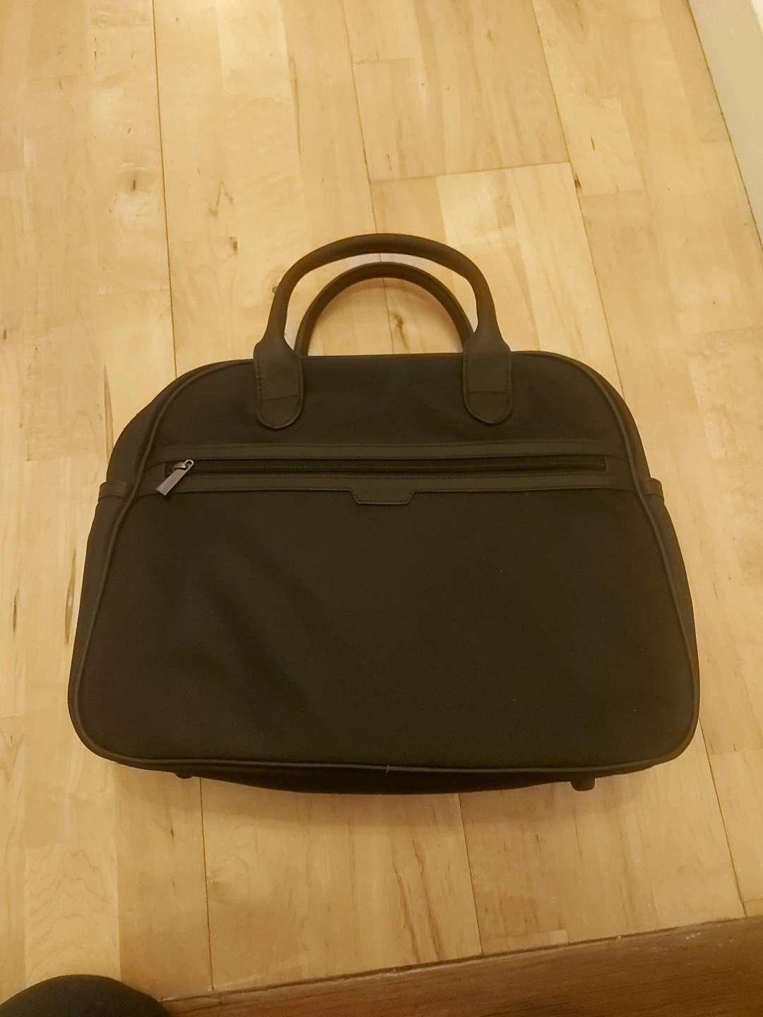 Icandy Black Nappy Changing Bag With Mat Bottle Bag Straps
