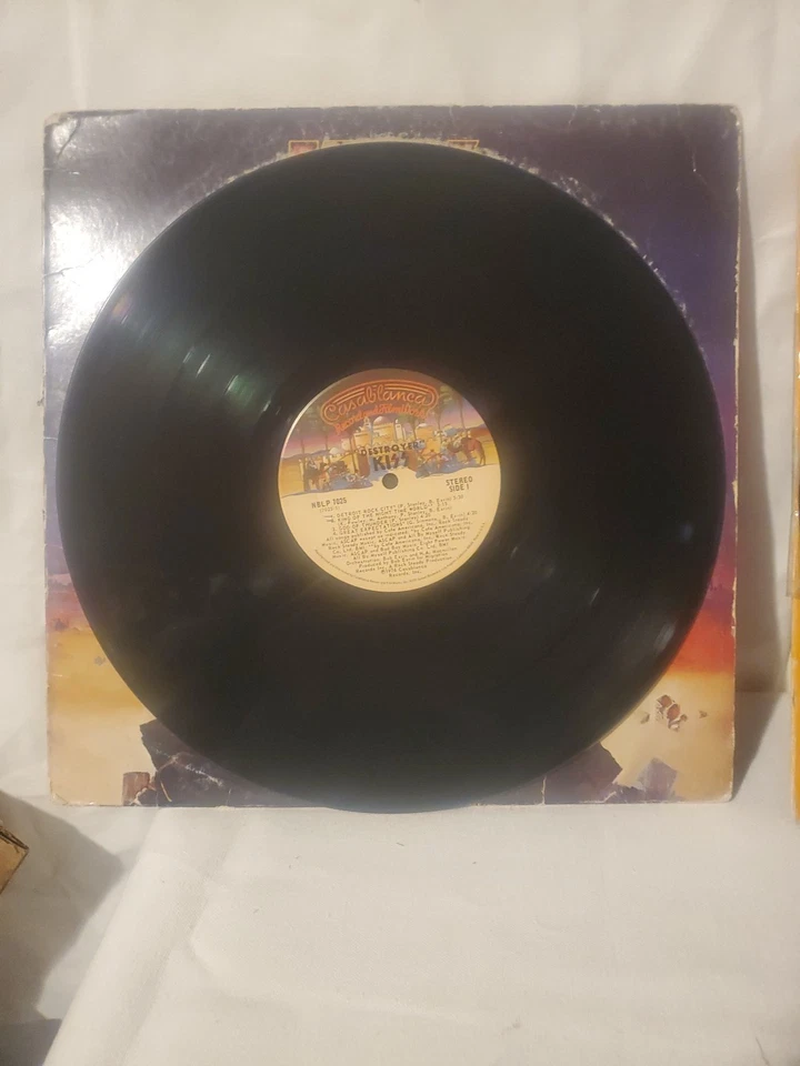 KISS Destroyer + Rock And Roll Over Vinyl Lot (1976 Casablanca) Original Sleeves Foto 4 de 4