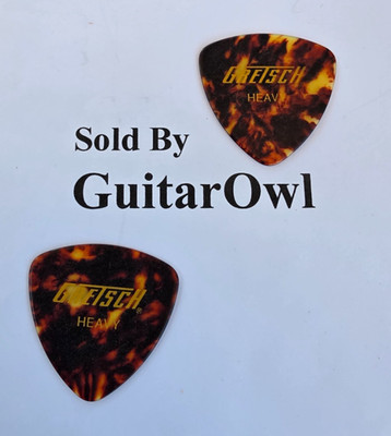 Gretsch Heavy Guitar Picks Classic 346 Shell  2 picks DISCONTINUED