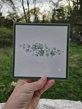 Płytka z wzorem bluszczu jak Corelle Callaway ceramiczna 6 cali DARMOWA WYSYŁKA US 