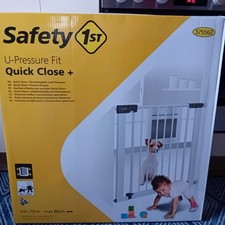 Safety 1st U-Pressure Fit Quick Close Türschutzgitter Original Neu