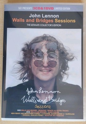John Lennon Wall And Bridges Sessions 3CD DVD Box Ultimate Collection Edition