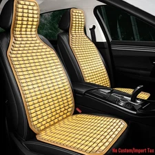Car Seat Cover Bamboo Cushion Breathable Summer All Seasons Universal Mat Pad