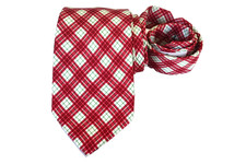 BOY'S VINEYARD VINES TIE RED/PLAIDS  CHECKS Width: 3.25" LENGTH 48"