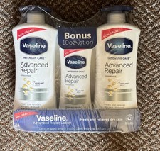 Vaseline Intensive Care Advanced Repair Unscented Body Lotion 3 Pack Tot. 50.6oz