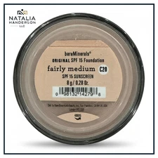 BareMinerals Original Foundation Fairly Medium C20 8g 0.28oz Loose Powder SPF15