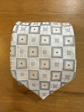 Ike Behar Men's Silk Tie Necktie Geometric 100% Silk Made In USA