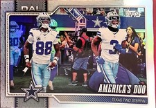 2026 Topps America’s Duo CeeDee Lamb George Pickens Dallas Cowboys #296 Silver