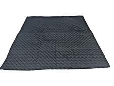 RB Casa Quilted Blanket Black 100% Cotton Comfy Sham Classic Bedroom