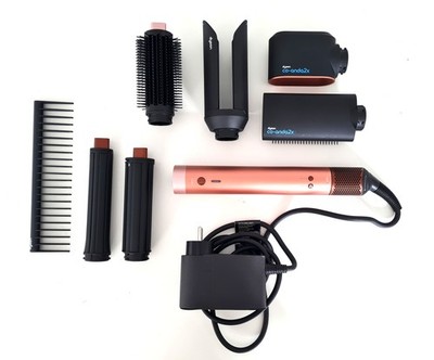 DYSON Multihaarstyler Airwrap Co-anda2x Straight + Wavy 1700W Amber Silk B-WARE