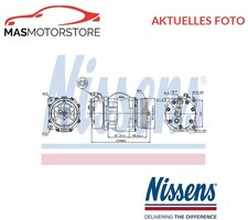 KOMPRESSOR KLIMAANLAGE NISSENS 89040 P FÜR VW GOLF III,PASSAT,POLO CLASSIC