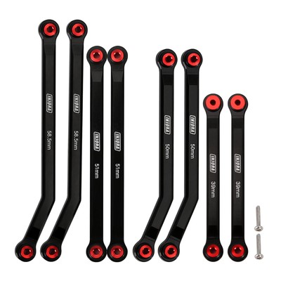 High Clearance Front 4 Links Set for SCX24 C10 JLU Bronco Base Camp Axial 1/2...