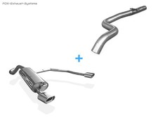  Duplex Racing-Anlage VW New Beetle 1C 9C u. Cabrio 1Y je 135x80mm flachoval