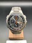 [N Mint] SEIKO Chronograph 7T42-7A10 Mens Vintage Watch Quartz Gray Titanium
